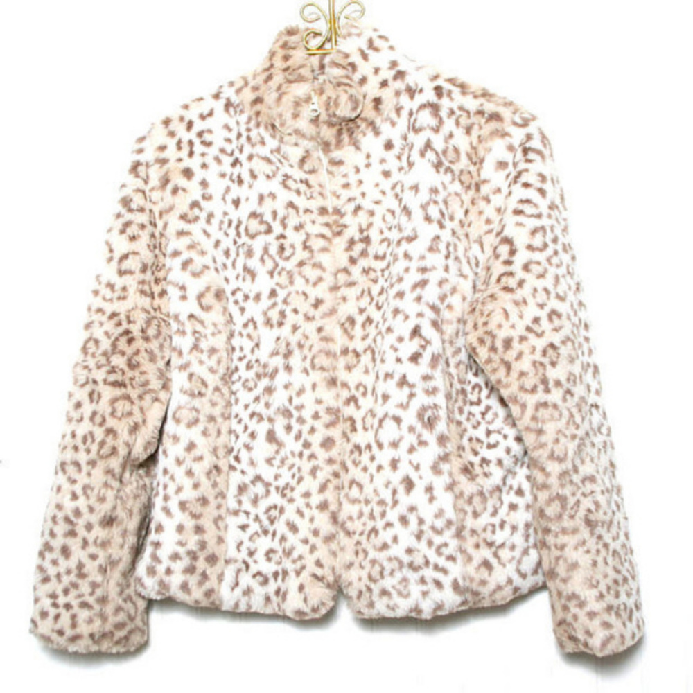 White House Black Market Animal Print Large (c&j)